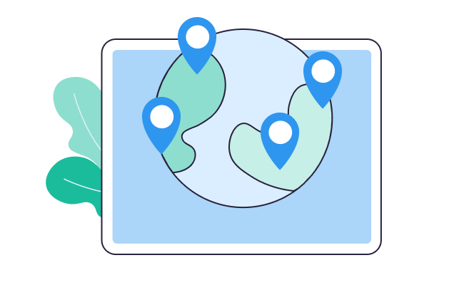 Access global content anywhere